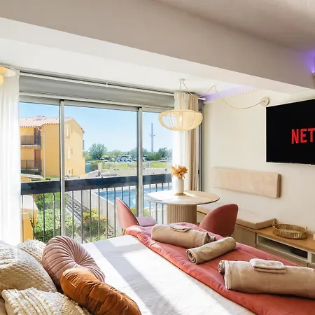 Suite Terracotta - Balnéo - Plage - Cap d'Agde Apartamento Agde